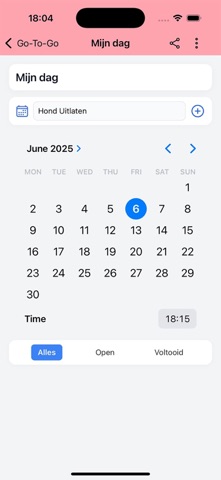 Go-To-Go Task interface