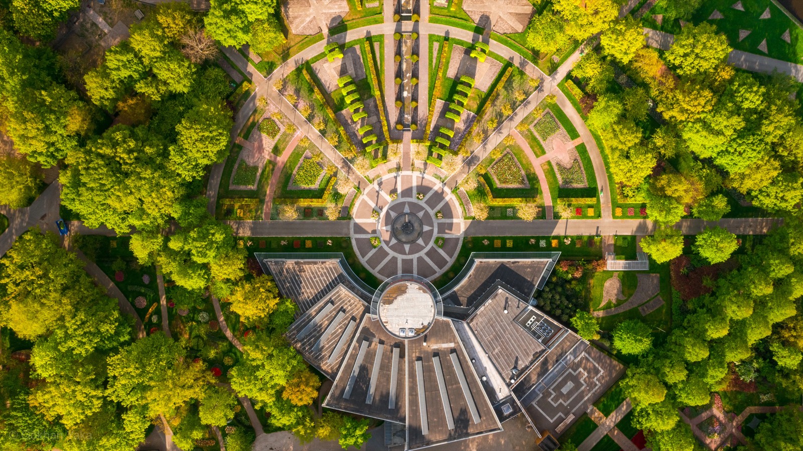 A memorable landscape from above